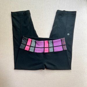 Lululemon Three Quarter Black Leggings